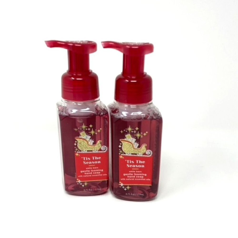 Bath & Body Works 'Tis The Season Gentle Foaming Hand Soap 8.75 Fl Oz x 2